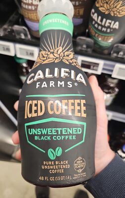 Unsweetened Original Pure Black Iced Coffee, Unsweetened Original