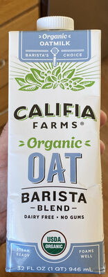 Oat Organic Barista Blend, Oat