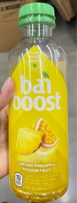 Cartago Pineapple Passion Fruit Flavored Caffeinated Antioxidant Water Beverage, Cartago Pineapple