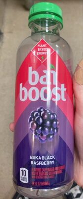 Buka Black Raspberry Flavored Caffeinated Antioxidant Water Beverage, Buka Black Raspberry