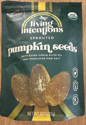 Activated Sprouted Salted Pumpkin Seeds, Salted Pumpkin
