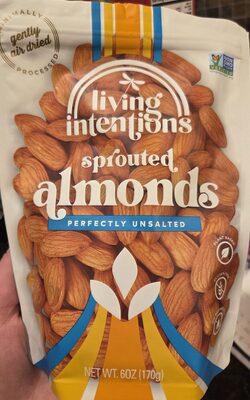 Unsalted Almonds Activated Sprouted Nuts, Unsalted Almonds