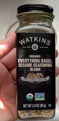 Everything Bagel Sesame Organic Seasoning Blend, Everything Bagel Sesame