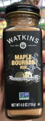 Maple Bourbon Rub, Maple Bourbon