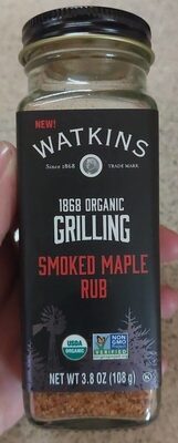 Smoked Maple Rub, Smoked Maple