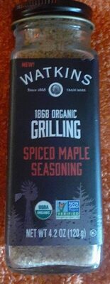 Spiced Maple Organic Grilling Seasoning, Spiced Maple