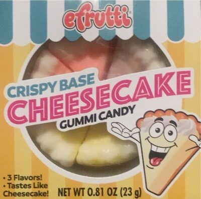 Cheesecake Crispy Base Gummi Candy, Cheesecake