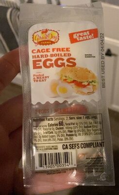 Cage Free Hard-Cooked Eggs
