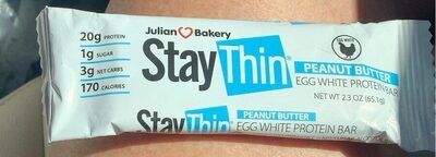 Peanut Butter Egg White Protein Bar, Peanut Butter