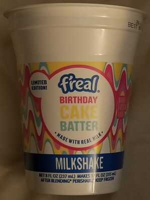 Birthday Cake Batter Milkshake, Birthday Cake Batter
