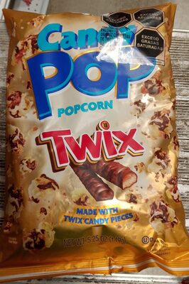 Twix Candy Coated Popcorn Drizzled With Chocolate & Caramel, Twix