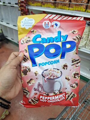 Peppermint Hot Chocolate Popcorn, Peppermint; Hot Chocolate