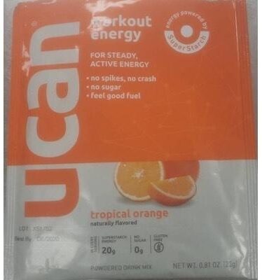 Tropical Orange Powdered Drink Mix, Tropical Orange