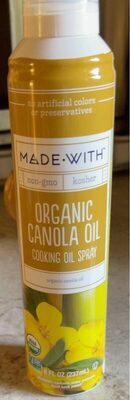 Organic Canola Oil Cooking Oil Spray