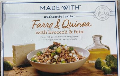Farro & Quinoa With Broccoli & Feta, Broccoli & Feta