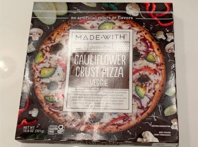 Veggie Cauliflower Crust Pizza, Veggie