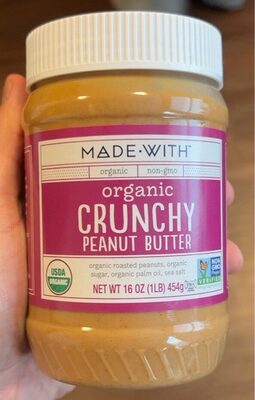 Crunchy Organic Peanut Butter, Crunchy