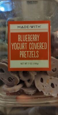 Blueberry Yogurt Covered Pretzels, Blueberry