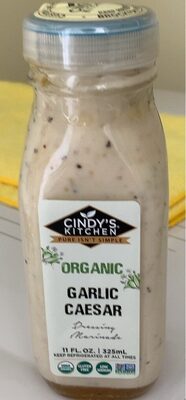 Garlic Caesar Organic Dressing Marinade, Garlic Caesar