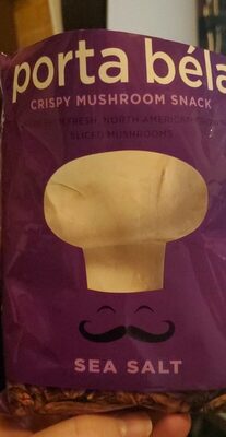 Sea Salt Crispy Mushroom Snack, Sea Salt