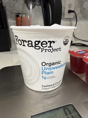 Unsweetened Plain Organic Dairy-Free Probiotic Cashewmilk Yogurt Plant-Based Yogurt Alternative, Unsweetened Plain