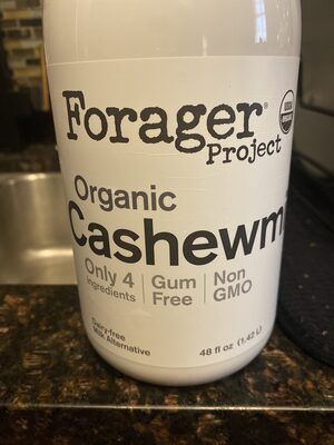 Unsweetened Organic Dairy-Free Cashewmilk, Unsweetened