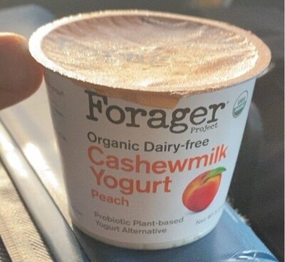 Peach Organic Dairy-Free Cashewmilk Yogurt, Peach