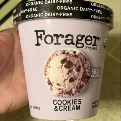 Cookies & Cream Dairy-Free Organic Cashewmilk Frozen Dessert, Cookies & Cream