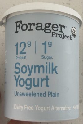 Unsweetened Plain Soymilk Yogurt Dairy Free Yogurt Alternative, Unsweetened Plain