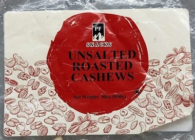 Unsalted Roasted Cashews