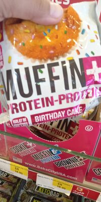 Birthday Cake Protein Muffin, Birthday Cake