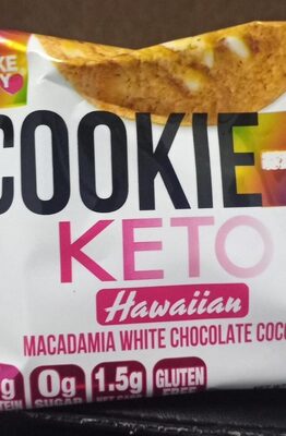 Hawaiian Macadamia White Chocolate Coconut Keto Cookie, Hawaiian, Macadamia White Chocolate Coconut