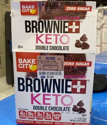 Double Chocolate Brownie + Keto, Double Chocolate