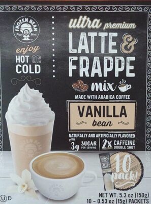Vanilla Bean Latte Frappe Mix, Vanilla Bean