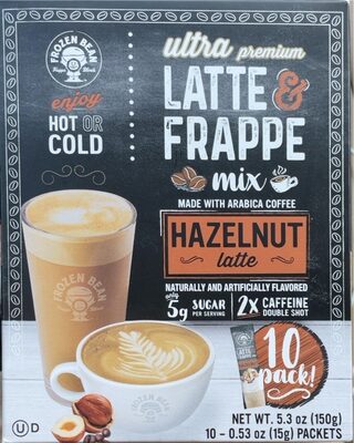 Hazelnut Latte & Frappe Mix Arabica Coffee, Hazelnut