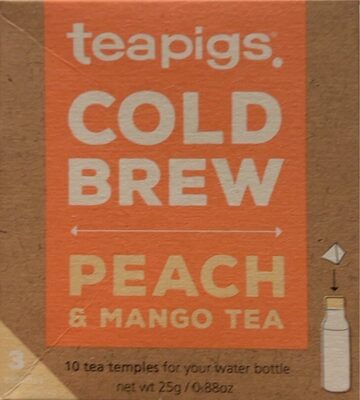 Peach & Mango Tea Cold Brew Tea Temples, Peach & Mango Tea