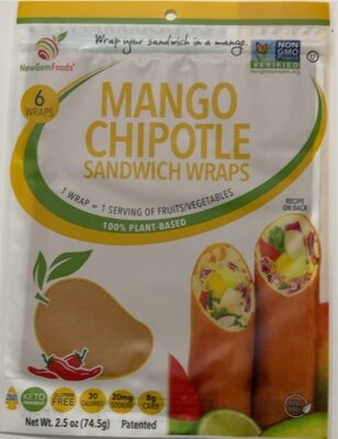 Mango Chipotle Sandwich Wraps, Mango Chipotle