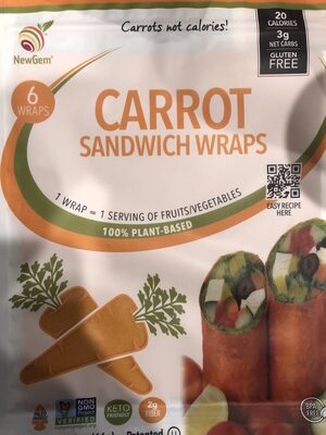 Carrot Sandwich Wraps, Carrot