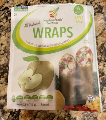 Apple Kale Sandwich Wraps, Apple Kale