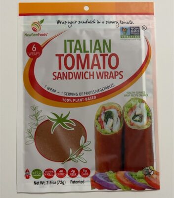 Italian Tomato Sandwich Wraps, Italian Tomato