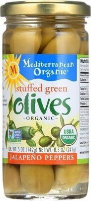 Green Stuffed Jalapeno Olives, Jalapeno