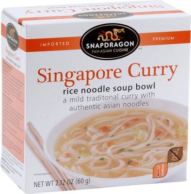 Laska Coconut Curry Flavored  Noodle Soup, Coconut; Curry