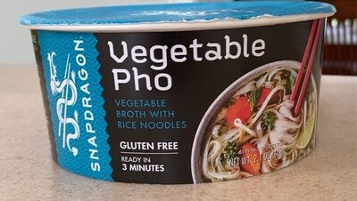 Vegetable Vietnamese Pho Delicious Rice Noodle Soup Bowl, Vegetable Vietnamese Pho