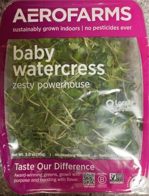 Aerofarms Baby Watercress, 3.5 Oz