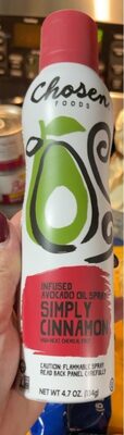 Simply Cinnamon Infused Avocado Oil Spray, Simply Cinnamon