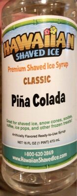 Pina Colada Classic Syrup, Pina Colada