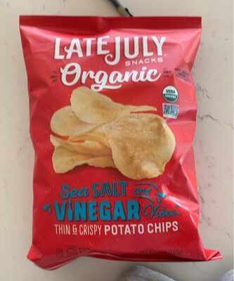 Sea Salt And Vinegar Vibes Organic Thin & Crispy Potato Chips, Sea Salt And Vinegar Vibes