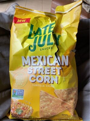 Late July Snacks, Mexican Street Corn Tortilla Chips, 7.8 Oz Bag