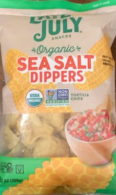 Late July Sea Salt Dippers Organic Tortilla Chips, 7.4 Oz Bag