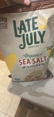 Late July Sea Salt Multigrain Organic Tortilla Chips, 7.5 Oz Bag